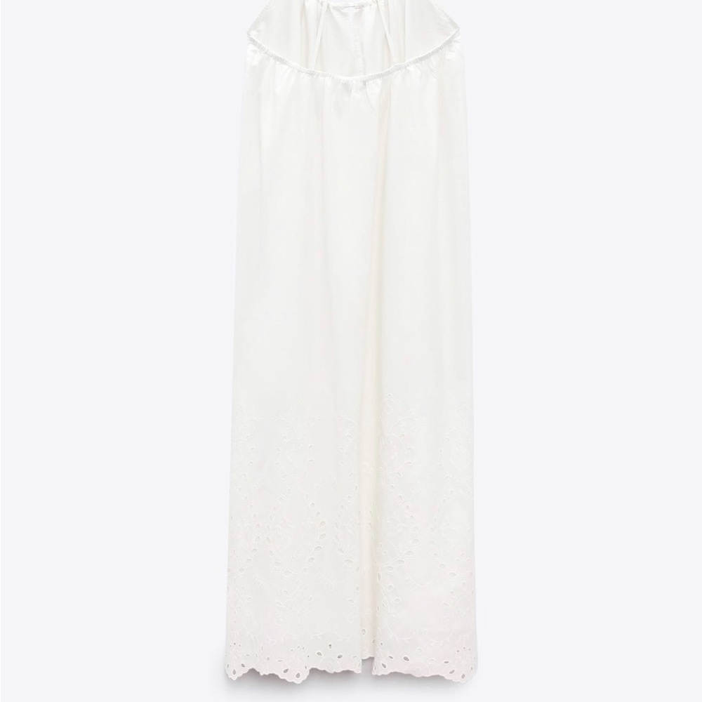 White Beach Dress ZARA NWT - Picture 7 of 8